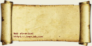 Dina Rakezić vizit kartica